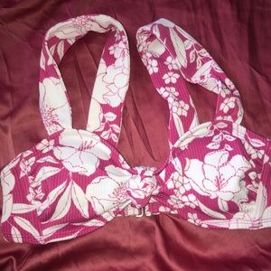 Y2K floral bikini top <3